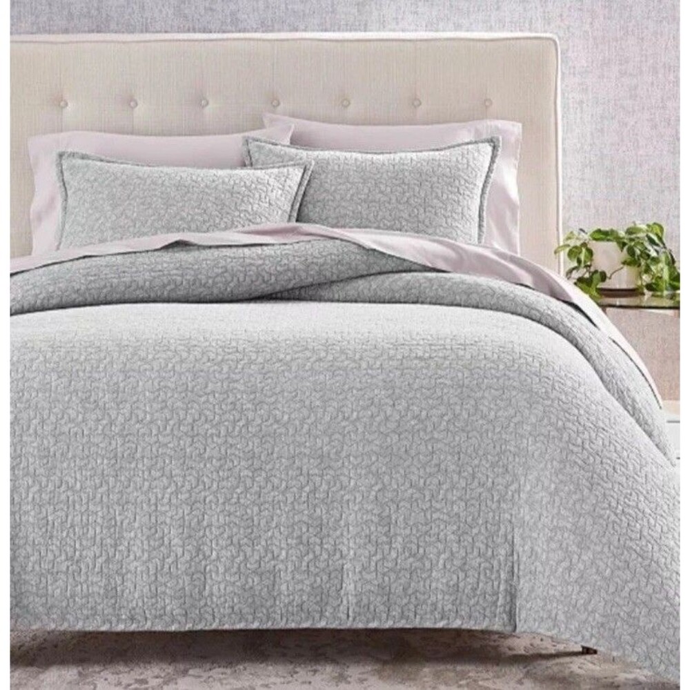 Hotel Collection Prism Matelasse FULL/QUEENDuvet Cover + 2 Standard Shams